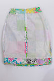 1960s Lilly Pulitzer The Lilly Patchwork Cotton Midi Skirt