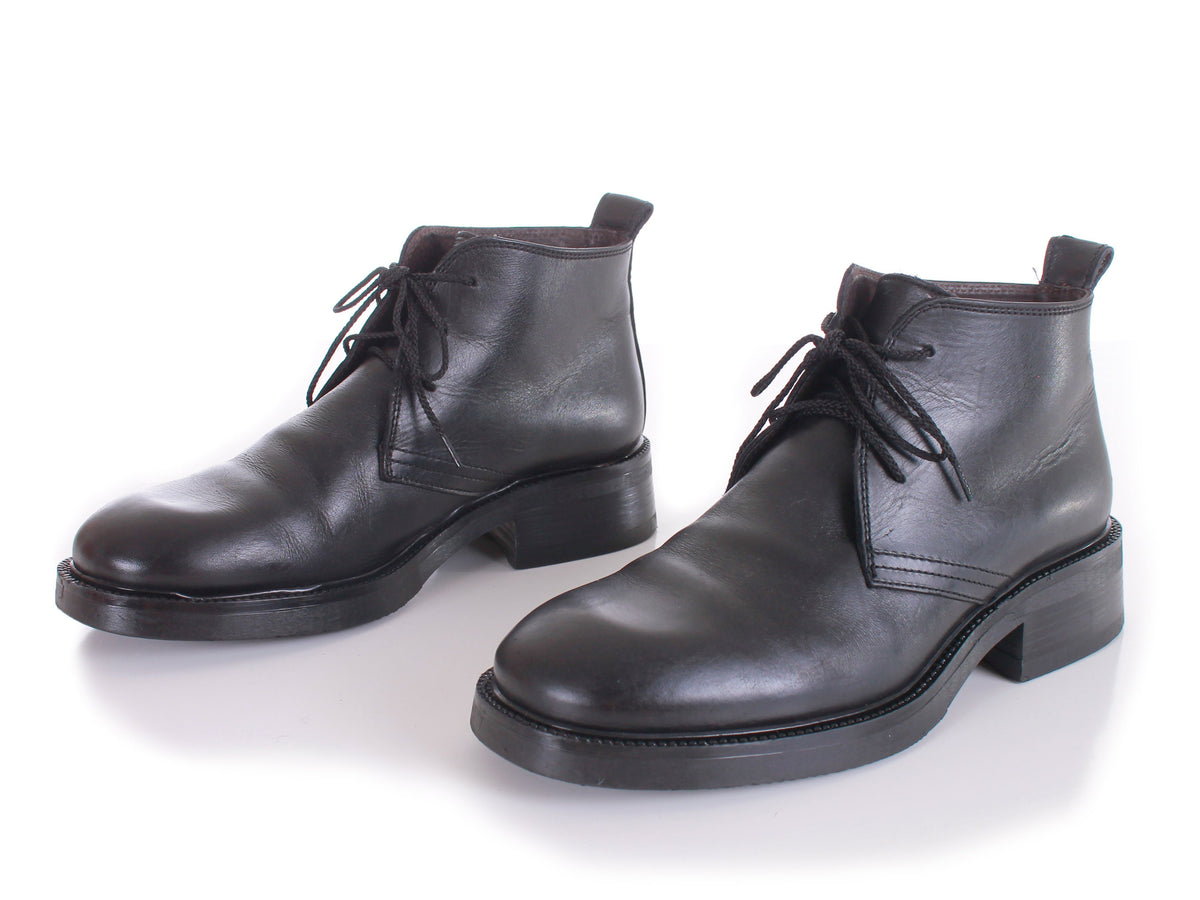 Kenneth cole black leather on sale boots