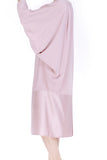 80s Vintage Daymor Couture Blush Pink Batwing Sack Dress