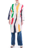 Primary Color Block Flannel Robe Jacket Made in the USA