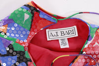 80s AJ Bari Sequin Mini Dress