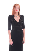 DVF Wrap Dress Black Shirt Dress Minimalist Dress 90s Vintage Diane Von Furstenberg Belted Dress Vintage Clothing Women's Size XS 