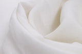 Long White Linen Blouse