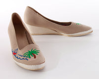 Sailboat Wedge Platform Shoes Women&#39;s Size 8