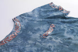 Vintage 2pc Batik Pantsuit Women's Size Medium
