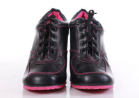 90s High Heel Pink and Black Sneakers Women's Size 6.5 - 7