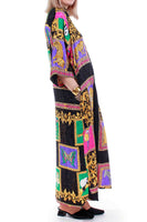 Vintage Saks Fifth Avenue Caftan Maxi Dress by Ruth Norman
