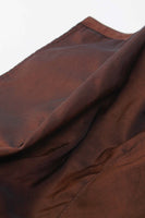 Vintage Copper Metallic Reversible Animal Print Mycra Pac Iridescent Rain Jacket