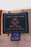 Vintage The Limited Linen Tapestry Vest Size Medium