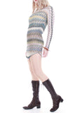90's Vintage Missoni Zig Zag Knit Dress Made in Italy