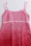 90s Pink and Red Slip Dress