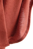 Terra Cotta Soft Cotton Dolman Sleeve Top
