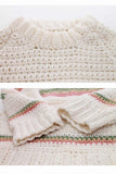 Chunky Knit Sweater and Scarf 2 Piece Matching Set