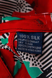 Vintage Nordstrom Floral Silk Blouse