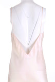 Stunning Vintage Patricia Fieldwalker Blush Pink Silk Charmeuse Nightgown and Robe 2pc Set