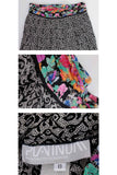 Vintage 80s PLATINUM by Dorothy Schoelen Mixed Print Floral 3 Piece Set 3pc Pantsuit Top Jacket Pants Women's Size Medium - 28-32" waist