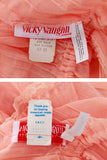 70s Peach Gauze Cotton Maxi Dress Made in the USA