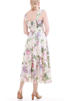 Vintage Victorias Secret MODA International 2pc Floral Crop Top and Skirt Set