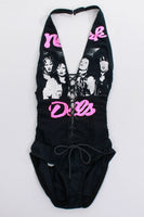 RARE 90s David Dalrymple New York Dolls Vintage Corset Bodysuit