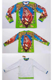 90s Y2K HINDU Praying GODDESS Print Long Sleeve Top DEADSTOCK w tags Unisex Size Medium - Large - 38&quot; bust - 38&quot; waist