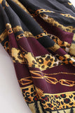 Vintage Silk Animal Baroque Print Versace Style Blouse Size Medium