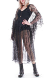 Vintage Black Lace Shawl