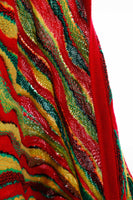 Vintage Coogi Australia Colorful Textured Sweater Dress