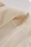 Vintage White Faux Cashmere Kimono Sleeve Cropped Jacket