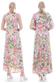 Vintage Tropical 2pc Nightgown Peignoir Set