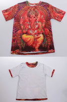 90s Y2K Ganesh Print Shirt