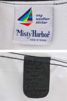 Vintage Vinyl Trench Coat Black and White Full Length Raincoat