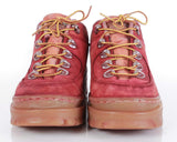 90s Platform Skechers Jammers Distressed Red and Tan Women's Size 7 - 7.5