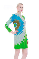 Vintage 60s Mod Artemis Psychedelic Print Mini Dress