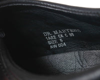 90s Dr Martens England Black Leather Platform Block Heel Slip On Loafers Size US 7 | UK 5 | EUR 37-38