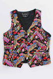 1994 Silk Candy Print Nicole Miller Vest Size S/M 36&quot; bust