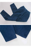 90s Esprit Navy Corduroy High Waist Tapered Pants Women Size XS 26" waist 30" inseam