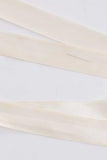 Victorian Metallic Lace Sheer Ivory Ruffled Blouse Rare OOAK Size Small petite 35" bust 22-30" waist
