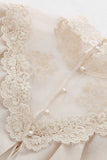 Victorian Metallic Lace Sheer Ivory Ruffled Blouse Rare OOAK Size Small petite 35" bust 22-30" waist