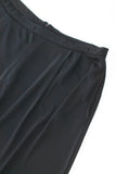 Y2K MAX MARA Crepe Black Wide Leg High Waist Pants Women's Size Medium / 8 / 30" waist / 46" hips / 11.5" rise / 34" inseam / 45.5" long