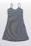90s Y2K Op Art Black and White Ribbed Mini Dress JOULE Made in the USA Women's Size Small / Medium / 29-39" bust / 27-34" waist / 32-40"hips