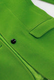 80s Lime Green Wool Blazer Jacket by Jones New York Women Size Small...Medium...38" bust...34" waist...36" hips