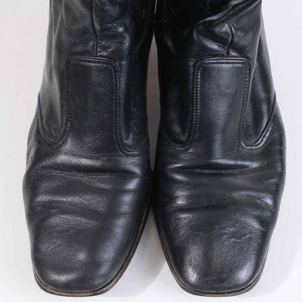 Cobbies Vintage 1970s Tall Leather Heel Boot