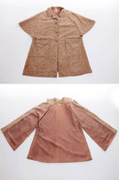 1970s Faux SUEDE Cape Poncho Jacket Ample Jacks California One Size Fits Most