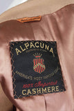 80s Camel CASHMERE Oversized Menswear Jacket by Alpacuna Women&#39;s Size XL Mens Size Large - 42&quot; bust - 44&quot; waist - 46&quot; hips