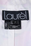 80s 90s Laurèl ESCADA Vibrant Novelty Mask Patterned Cropped Jacket Women&#39;s Size Small - Medium - 36&quot; bust - 32&quot; waist