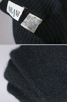 80s Silk ANGORA Lambswool Beaded Snakeskin Black Knit Duster Sweater Dress Women Size Medium - 36&quot; bust - 33&quot; waist - 33&quot; hips