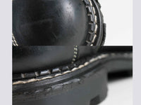 Vtg ANGELS by John FLUEVOG Black Chunky Leather Oxford Shoes Women&#39;s Size u.k. 4 - u.s.a. 6 - 6.5