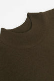 Minimalist Olive Green Duster Sweater Maxi Dress Women's Size 8 - 10 - Medium - 40" bust - 34" waist - 40" hips - 50.5" long