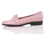 Vintage 80s Pink Leather Flats by Easy Spirit Made in Brazil Women's Size USA 7.5