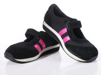 Vtg 90s SUGAR Platform Black and Hot Pink Sneakers Women's Size USA 7